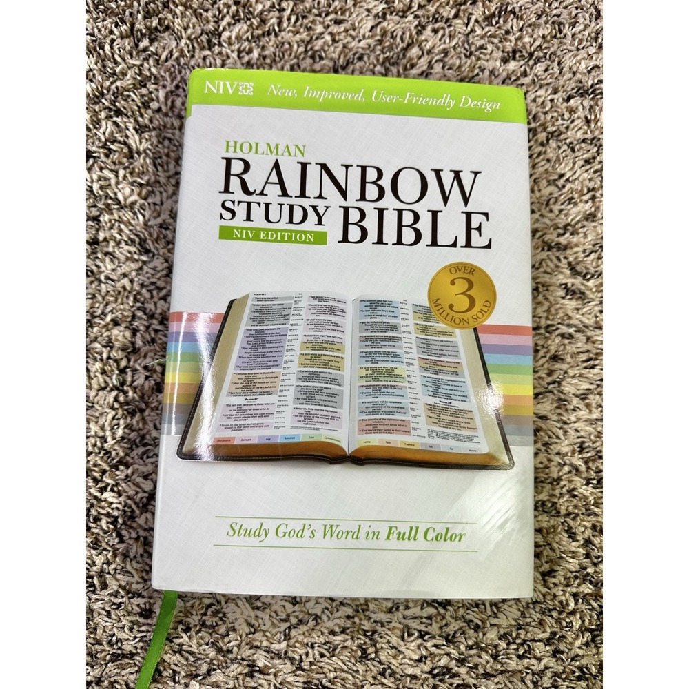 RAINBOW STUDY BIBLE, Full Color, HB, DJ,  Holman Bible Publishers,  NIV‎ Edition